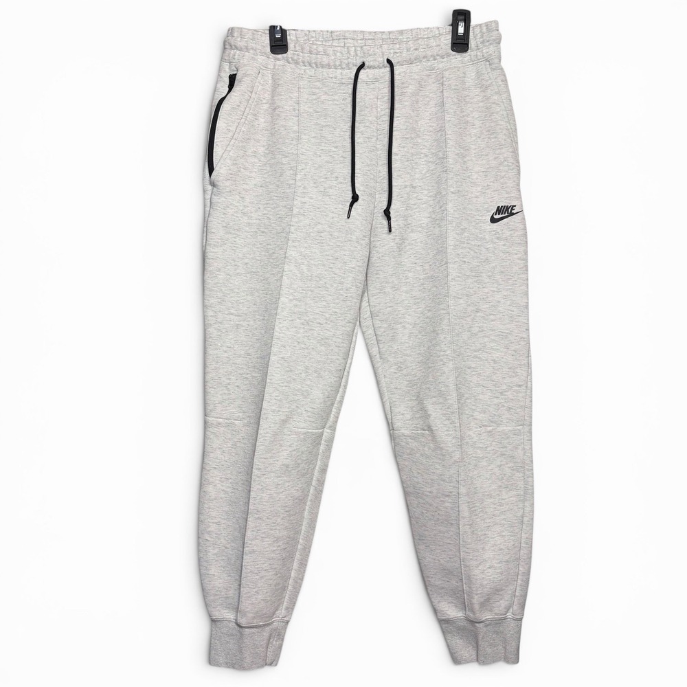 Nike Sportswear Tech Fleece Mid-Rise Women's Joggers FB8330-013 GREY Heathered L